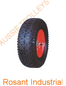 Pneumatic Wheel with Steel Rim 4.80/4.00-8, 19mm Bearings 