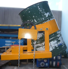 Drum Rotator forklift Attachment