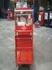 2 Step Pick Trolley With Fold Out Stairs - Back View